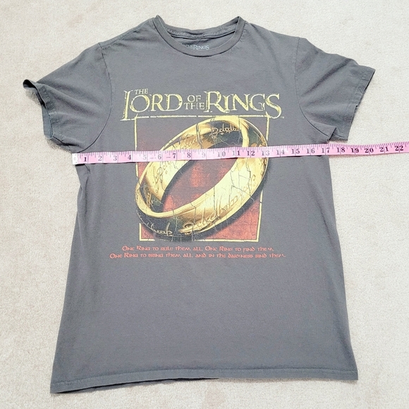 Lord of the Rings T-Shirt Size S One Ring Graphic Tee Movie Merch 100% Cotton - Picture 6 of 9